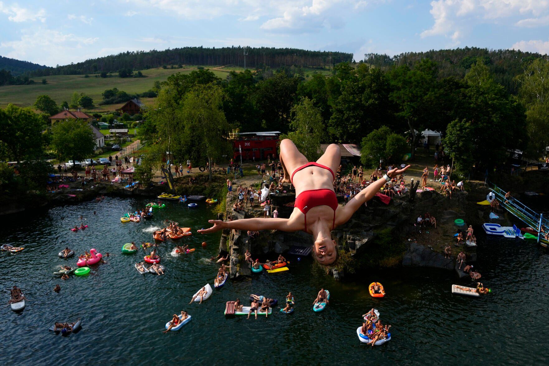 APTOPIX Czech Republic Diving